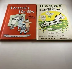 Vintage I Can Read Books Harry & The Lady Next Door, The Case Of The Dumb Bells. Books are pre-owned and in acceptable...