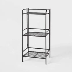 •3-tier shelf with an open design •Features a metal frame •Foldable construction •Spot or wipe clean for easy...