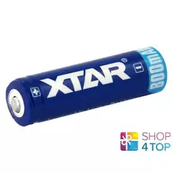 XTAR 14500 - pile AA rechargeable spécialement conçue pour les lampes de poche hautes performances et les cigarettes...