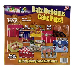 Brand New Bake Pop - Bake Delicious Cake Pops !Baking Pan & Accessoires As Seen On TVNever used The item pictured is...