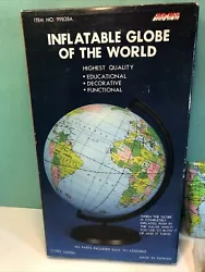  Unusual item! I pulled out contents to see how big the globe will be. Stand is plastic.