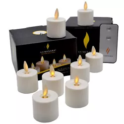 2/4/8 x Moving wick led tea light candles (with CR2450 batteries)；. Type：LED Tea Light Candle. Safe for families...