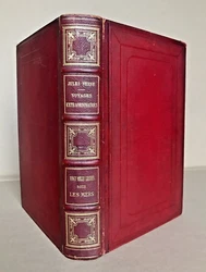 Collection Hetzel. Jules Verne. Un des titres mythiques de la production de Jules Verne. Hetzel collection. One of the...
