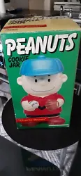 Vintage Peanuts Charlie Brown Baseball Cookie Jar In Box. Comes to you in original box and packaging. Looks like a...