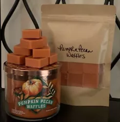 PUMPKIN PECAN WAFFLES. JAR NOT INCLUDED! BATH & BODY WORKS. FRESHLY MADE FROM BATH & BODY WORKS CANDLE. SEALED NOT TO...