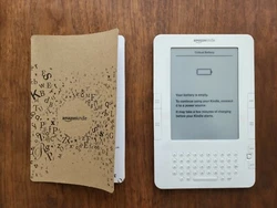 Amazon Kindle Needs Charger. Received as present and has been sitting on shelf. Misplaced charger. $45 or best offer....