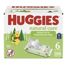 ✅Gentle Clean: Natural Care Sensitive Baby Wet Wipes are gentler on sensitive skin than Huggies Simply Clean Baby...