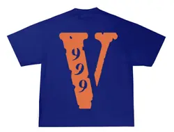 Juice Wrld X Vlone 999 T-Shirt Blue. - 100% Authentic.