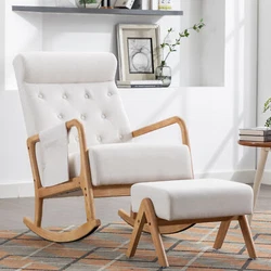 High back contoured design and ergonomic arm height add more charms to this piece. 1 x Rocking Chairs. 1 x Ottoman. ·...