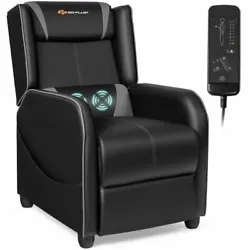 This gaming recliner chair is designed to provide you with the perfect gaming experience. Featuring an adjustable...