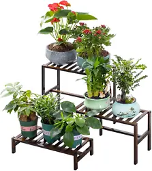 🏡 3 Tiers Ladder Plant Stand - This plant rack features 3 tiers to showcase your beautiful flowers, succulent...
