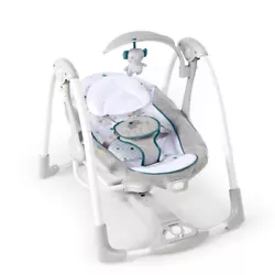 When your infant wants to sway, the automatic swing setting will calm and comfort. Convert it into a stationary seat...