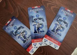 Tom Brady Commemorative Ticket Retirement Game 9/10/23 Patriots. 3 available priced at 125.00 or B/O each.