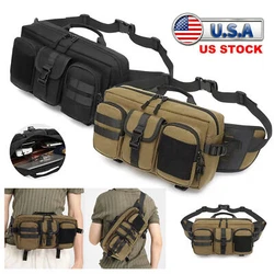 This lightweight, compact tactical waist bag is made from highly durable and waterproof 800D oxford fabric. T ype:...