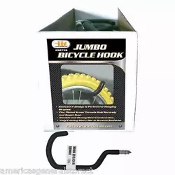 This is a JUMBO BICYCLE HOOK (you will receive one hook). threaded end to screw into your garage/storage area wall.