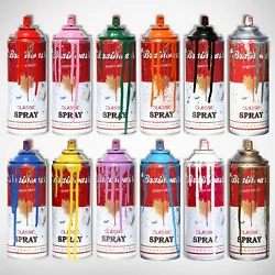 Mr. Brainwash’s spray can is made from steel and printed with an original label. Designed after a real spray can, the...