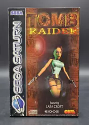 Tomb Raider- SEGA Saturn. Jeu Tomb Raider pour SEGA Saturn PAL vendu dans son boîtier avec sa notice dorigine....