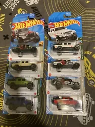 Hot Wheels 20 Jeep Gladiator Lot. Dollar General Exclusive, Zamac. Condition is New. Shipped with USPS Ground Advantage.