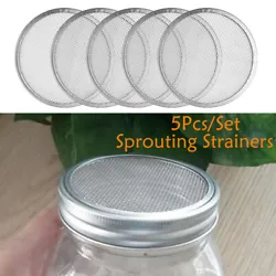 Set Include : 5Pcs Sprouting Strainers. Material : Stainless Steel. BoysClothing. Baby Clothing. Photo color might be a...