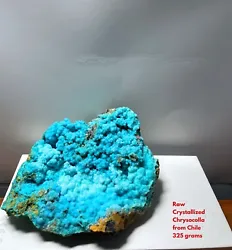 Unique good size and color released from a private collection! This is one of my favorite findings of Chrysocolla on...