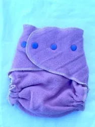 Loveybums Large Lavender Wool  Crepe with Snaps . Condition is New with tags. Shipped with USPS Priority Mail.
