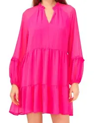 This Vince Camuto dress features a pullover three-tier design and beautiful feminine details. Perfect for a backyard...