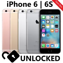 Apple iPhone 6 and iPhone 6s have been professionally inspected, tested, and cleaned by our professionally trained...