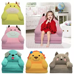 Plush slip cover is removable and washable.Can be used as a bed for nap or a sofa chair for toddlers.Multi-use, as sofa...