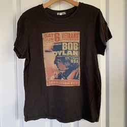 Bob Dylan Concert Tour Poster Lucky Brand T Shirt Fits Like Women’s S. Chest- 18 inLength- 23 inSmoke-free, please...