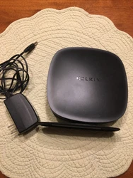 Belkin N300 300 Mbps 4-Port 10/100 Wireless N Router (F9K1002). Condition is 