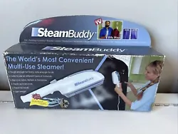 SteamBuddy Multi-use Clothing Steamer As Seen on TV w/Original Box.