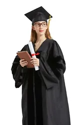 PhD ACADEMIC DRESS SET : Are you a faculty or doctoral graduate who will be a professor?. Then get this unisex STANDARD...