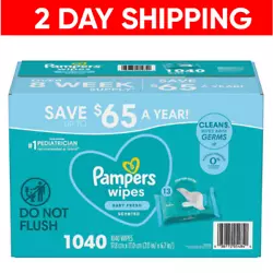 Pampers Baby-Clean Baby Fresh scented wipes are not only great for diaper changes. Their gentle formulation is great...