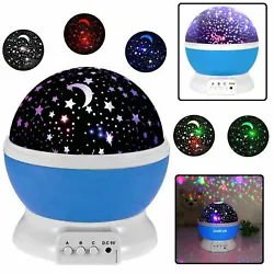 LED Star Sky Projector Night Light Kids Rotating Starry Night Lamp USB Sleep Light Xmas Gift. GREAT GIFT : Our rotating...