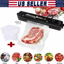 [Vacuum Food Sealer]Feature: 1. The vacuum noise is small, the double resistance is safer to operate, and the sealing...