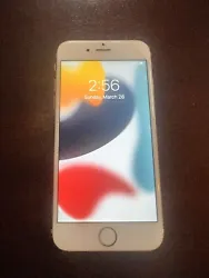 Apple iPhone 6s - 64GB - Gold (AT&T) A1633 (CDMA + GSM).  Small crack on the top right of phone. Battery health says...