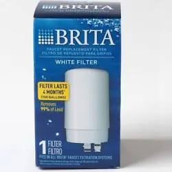 Replacement for Brita Faucet Filter, Brita On Tap Water Filtration System. Condition is New. Shipped with USPS First...