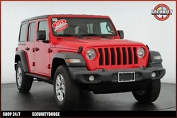This 2018 Jeep Wrangler Unlimited Sport is a certified preowned vehicle with the firecracker red clear coat exterior...