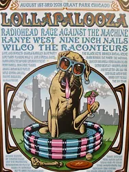 *** REPRODUCTION, NOT ORIGINAL***. Concert Poster shown on the front. The rear of the poster has information on the...