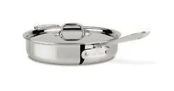 All-Clad Stainless 3 Qt. Saute Pan . Shipped with USPS Priority Mail.