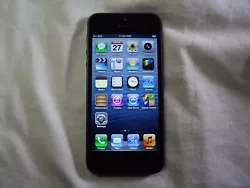 Gray Apple iPhone 5 GSM Unlocked 16GB model A1429. Network unlocked for use on GSM carriers. SIM card not included.