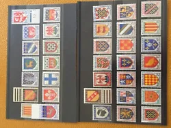 timbres france neufs blasons différents.