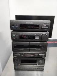 Really nice physical condition.  CD Player makes a lot of noise and so does the tape player. Tuner and EQ seem to be...
