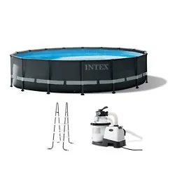 Includes Intex Krystal Clear Sand filter pump and HydroAeration technology to help keep your water sparkling clean with...