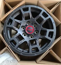 You are looking at a NewTRD PRO Wheel from a 2021 4runner. Fits: 2010-2021 4runner models. Matte Black in color. Toyota...