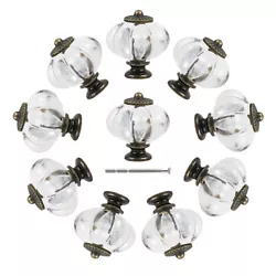 Suitable for dresser, drawers, cupboard, kitchen cabinet. ♥ These acrylic dresser knobs are quite easy for you to...