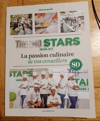 THERMO STARS. en 80 recettes. La passion culinaire de vos conseillers. Format: 21x28cm.