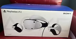 Sony PlayStation PS VR2 Headset Sense Controllers VR - White USED ONCE. Set it up and used once but gave me motion...