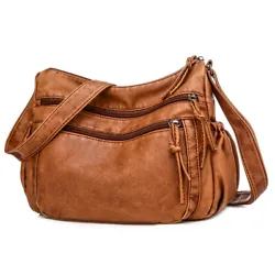 Specification   ▪️  Name：Vintage shoulder bag   ▪️  Material: PU leather   ▪️  Lining material:...