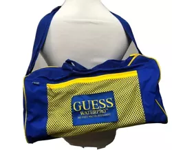 Great bag!!!One small corner in pics where the seen name plate is coming up a little. Vintage 90s Guess Waterpro Watch...